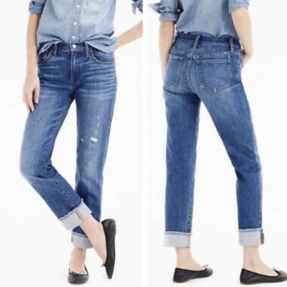 J. Crew Slim Broken In Boyfriend Jeans